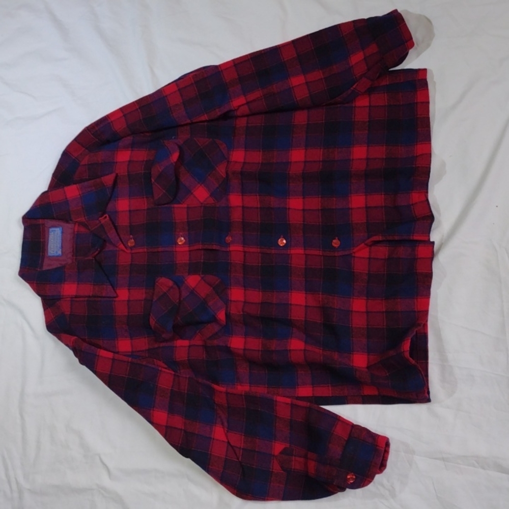 Vintage Pendleton button wool shirt.